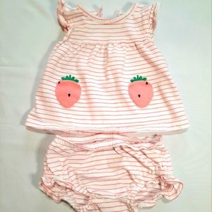 Carter's 2 Piece Sleeveless Top and Bloomers Set for Baby